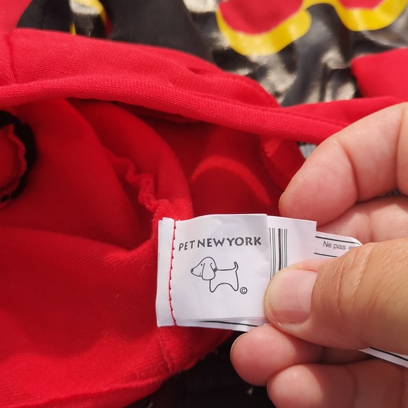 Halloween Dog Costume Red Devil Adjustable Size M FUN See Measurements - Picture 12 of 13